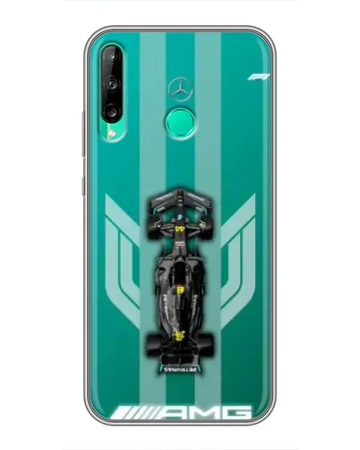 Чехол для Huawei P40 Lite e с картинкой «Mercedes AMG Petronas»