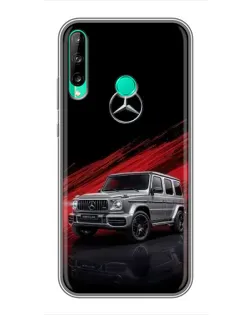 Чехол для Huawei P40 Lite e с картинкой «Mercedes G-Class красный» Чехол для Huawei P40 Lite e с картинкой «Mercedes G-Class красный»