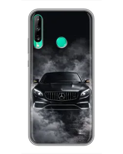 Чехол для Huawei P40 Lite e с картинкой «Mercedes в дыму» Чехол для Huawei P40 Lite e с картинкой «Mercedes в дыму»