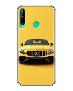 Чехол для Huawei P40 Lite e с картинкой «Желтый Mercedes GT» Чехол для Huawei P40 Lite e с картинкой «Желтый Mercedes GT»