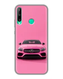 Чехол для Huawei P40 Lite e с картинкой «Розовый Mercedes AMG» Чехол для Huawei P40 Lite e с картинкой «Розовый Mercedes AMG»
