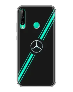 Чехол для Huawei P40 Lite e с картинкой «Спортивные линии Mercedes» Чехол для Huawei P40 Lite e с картинкой «Спортивные линии Mercedes»