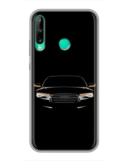 Чохол для Huawei P40 Lite e з картинкою «Audi — нічний контур»