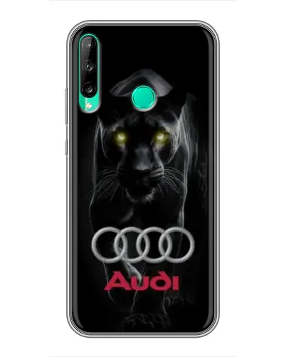 Чохол для Huawei P40 Lite e з картинкою «Пантера та Audi» Чохол для Huawei P40 Lite e з картинкою «Пантера та Audi»
