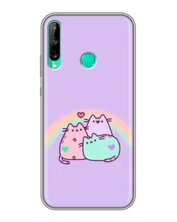 Чохол для Huawei P40 Lite e з картинкою «Веселкові Пушини» Чохол для Huawei P40 Lite e з картинкою «Веселкові Пушини»