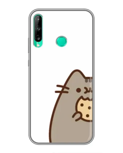 Чехол для Huawei P40 Lite e с картинкой «Пушин с печеньем»