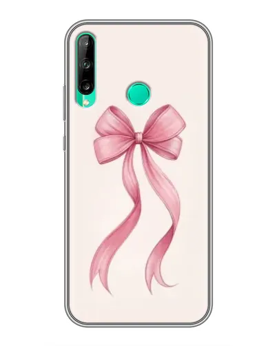 Чохол для Huawei P40 Lite e з картинкою «Рожевий бант»