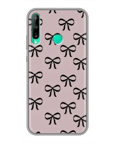 Чохол для Huawei P40 Lite e з картинкою «Чорні бантики»
