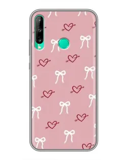 Чохол для Huawei P40 Lite e з картинкою «Серця та банти» Чохол для Huawei P40 Lite e з картинкою «Серця та банти»