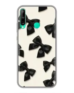 Чохол для Huawei P40 Lite e з картинкою «Чорні бантики» Чохол для Huawei P40 Lite e з картинкою «Чорні бантики»