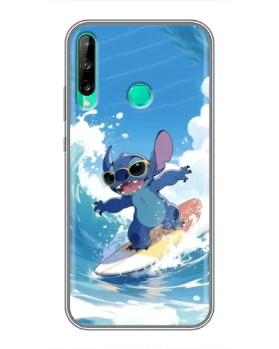 Чехол для Huawei P40 Lite e с картинкой «Стич на волне» Чехол для Huawei P40 Lite e с картинкой «Стич на волне»