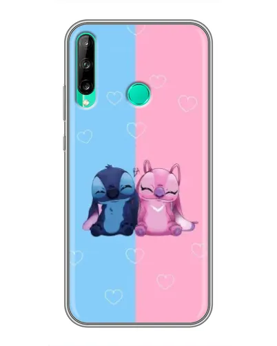 Чехол для Huawei P40 Lite e с картинкой «Stitch и Angel Love» Чехол для Huawei P40 Lite e с картинкой «Stitch и Angel Love»