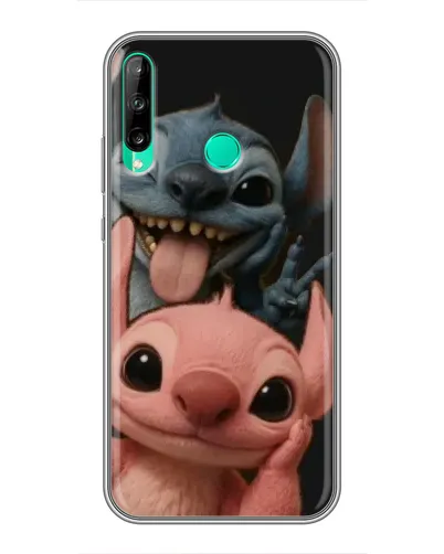 Чехол для Huawei P40 Lite e с картинкой «Стич и Ангел» Чехол для Huawei P40 Lite e с картинкой «Стич и Ангел»