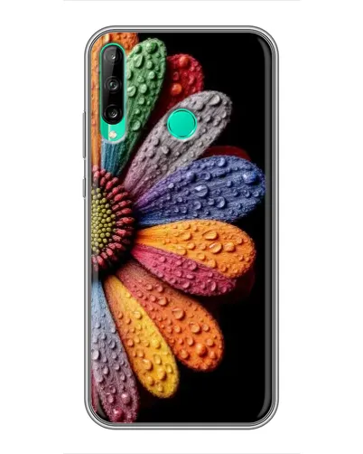 Чехол для Huawei P40 Lite e с картинкой «Радужный цветок» Чехол для Huawei P40 Lite e с картинкой «Радужный цветок»
