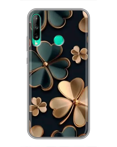 Чехол для Huawei P40 Lite e с картинкой «Клевер в золоте» Чехол для Huawei P40 Lite e с картинкой «Клевер в золоте»