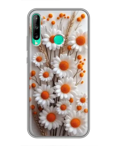 Чехол для Huawei P40 Lite e с картинкой «Белые сухоцветы» Чехол для Huawei P40 Lite e с картинкой «Белые сухоцветы»