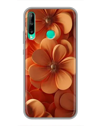 Чехол для Huawei P40 Lite e с картинкой «Оранжевый макро цветок» Чехол для Huawei P40 Lite e с картинкой «Оранжевый макро цветок»