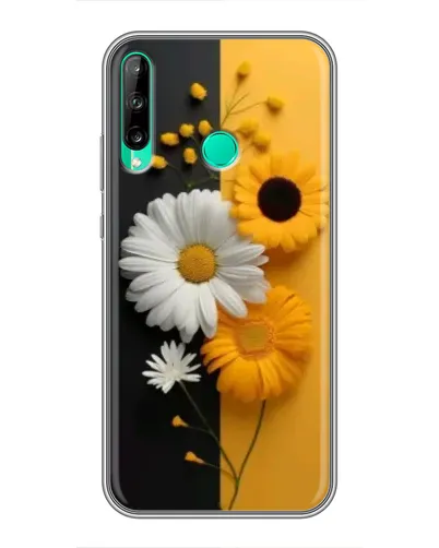 Чехол для Huawei P40 Lite e с картинкой «Подсолнух и ромашка» Чехол для Huawei P40 Lite e с картинкой «Подсолнух и ромашка»