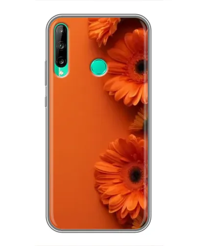 Чехол для Huawei P40 Lite e с картинкой «Оранжевые герберы» Чехол для Huawei P40 Lite e с картинкой «Оранжевые герберы»
