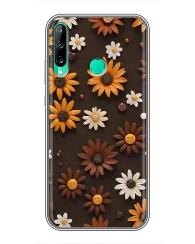 Чехол для Huawei P40 Lite e с картинкой «Узор из маленьких подсолнухов» Чехол для Huawei P40 Lite e с картинкой «Узор из маленьких подсолнухов»