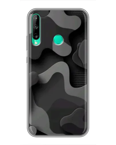 Чехол для Huawei P40 Lite e с картинкой «Темный абстрактный камуфляж» Чехол для Huawei P40 Lite e с картинкой «Темный абстрактный камуфляж»