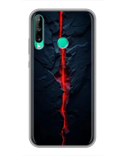 Чехол для Huawei P40 Lite e с картинкой «Kрасная лавовая трещина» Чехол для Huawei P40 Lite e с картинкой «Kрасная лавовая трещина»
