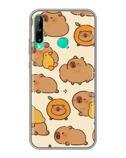 Чехол для Huawei P40 Lite e с картинкой «Капибары с апельсинами» Чехол для Huawei P40 Lite e с картинкой «Капибары с апельсинами»