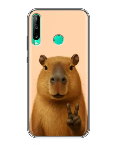 Чехол для Huawei P40 Lite e с картинкой «Капибара виктория» Чехол для Huawei P40 Lite e с картинкой «Капибара виктория»