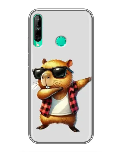 Чехол для Huawei P40 Lite e с картинкой «Капибара рэпер даб» Чехол для Huawei P40 Lite e с картинкой «Капибара рэпер даб»