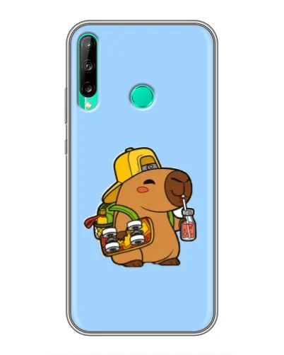 Чехол для Huawei P40 Lite e с картинкой «Капибара на скейте» Чехол для Huawei P40 Lite e с картинкой «Капибара на скейте»