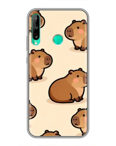 Чехол для Huawei P40 Lite e с картинкой «Паттерн милых капибар» Чехол для Huawei P40 Lite e с картинкой «Паттерн милых капибар»