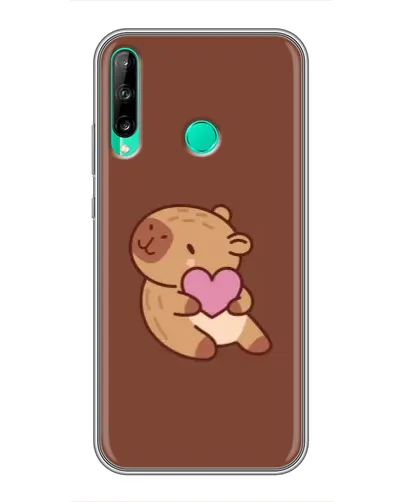 Чехол для Huawei P40 Lite e с картинкой «Капибара с сердцем» Чехол для Huawei P40 Lite e с картинкой «Капибара с сердцем»