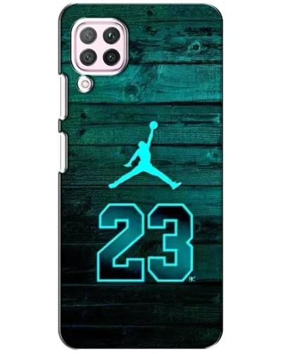 Чехол для Huawei P40 Lite с картинкой «Jordan Cyan 23» Чехол для Huawei P40 Lite с картинкой «Jordan Cyan 23»