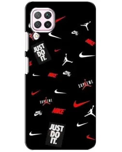 Чехол для Huawei P40 Lite с картинкой «Nike Mix Pattern»