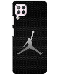 Чехол для Huawei P40 Lite с картинкой «Jordan Dark Carbon»