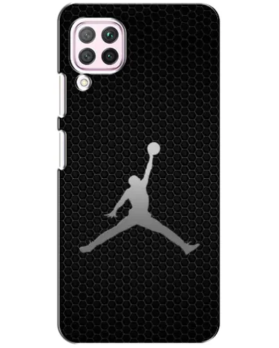 Чехол для Huawei P40 Lite с картинкой «Jordan Dark Carbon» Чехол для Huawei P40 Lite с картинкой «Jordan Dark Carbon»