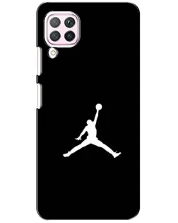 Чехол для Huawei P40 Lite с картинкой «Jordan Silhouette»