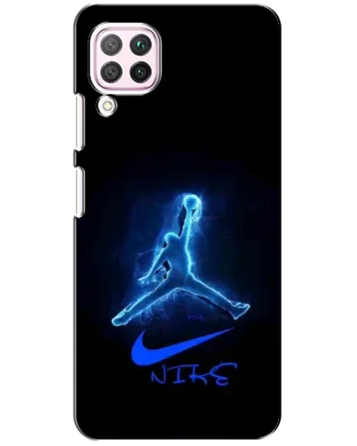 Чехол для Huawei P40 Lite с картинкой «Jordan Neon Blue» Чехол для Huawei P40 Lite с картинкой «Jordan Neon Blue»
