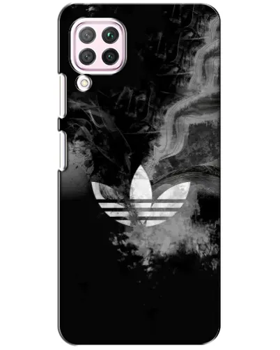 Чехол для Huawei P40 Lite с картинкой «Абстрактный дым Adidas»