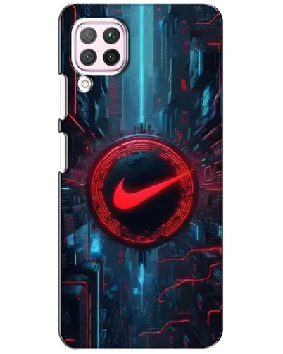 Чехол для Huawei P40 Lite с картинкой «Техногенный стиль Nike» Чехол для Huawei P40 Lite с картинкой «Техногенный стиль Nike»