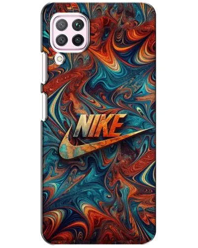 Чехол для Huawei P40 Lite с картинкой «Nike в абстракции» Чехол для Huawei P40 Lite с картинкой «Nike в абстракции»