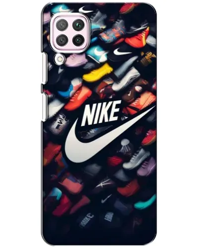 Чехол для Huawei P40 Lite с картинкой «Коллекция кроссовок Nike» Чехол для Huawei P40 Lite с картинкой «Коллекция кроссовок Nike»