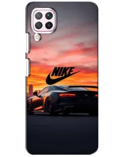 Чехол для Huawei P40 Lite с картинкой «Nike и суперкар»