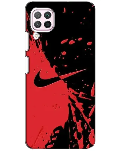 Чехол для Huawei P40 Lite с картинкой «Красные брызги Nike» Чехол для Huawei P40 Lite с картинкой «Красные брызги Nike»