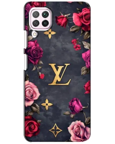 Чехол для Huawei P40 Lite с картинкой «Цветочный Louis Vuitton» Чехол для Huawei P40 Lite с картинкой «Цветочный Louis Vuitton»