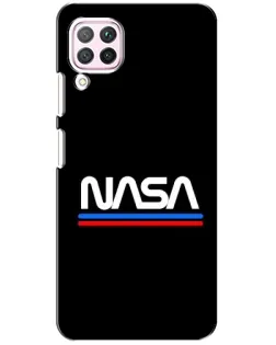 Чехол для Huawei P40 Lite с картинкой «NASA — классика Red Blue»