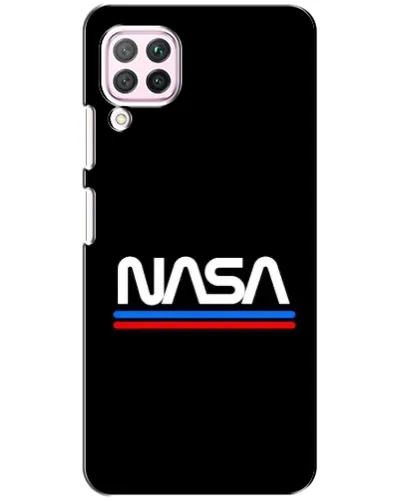 Чехол для Huawei P40 Lite с картинкой «NASA — классика Red Blue»