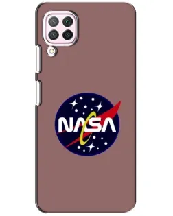 Чехол для Huawei P40 Lite с картинкой «NASA — ретро космос»