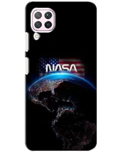 Чехол для Huawei P40 Lite с картинкой «Земля из космоса NASA»