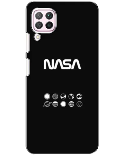 Чехол для Huawei P40 Lite с картинкой «NASA — технический принт»
